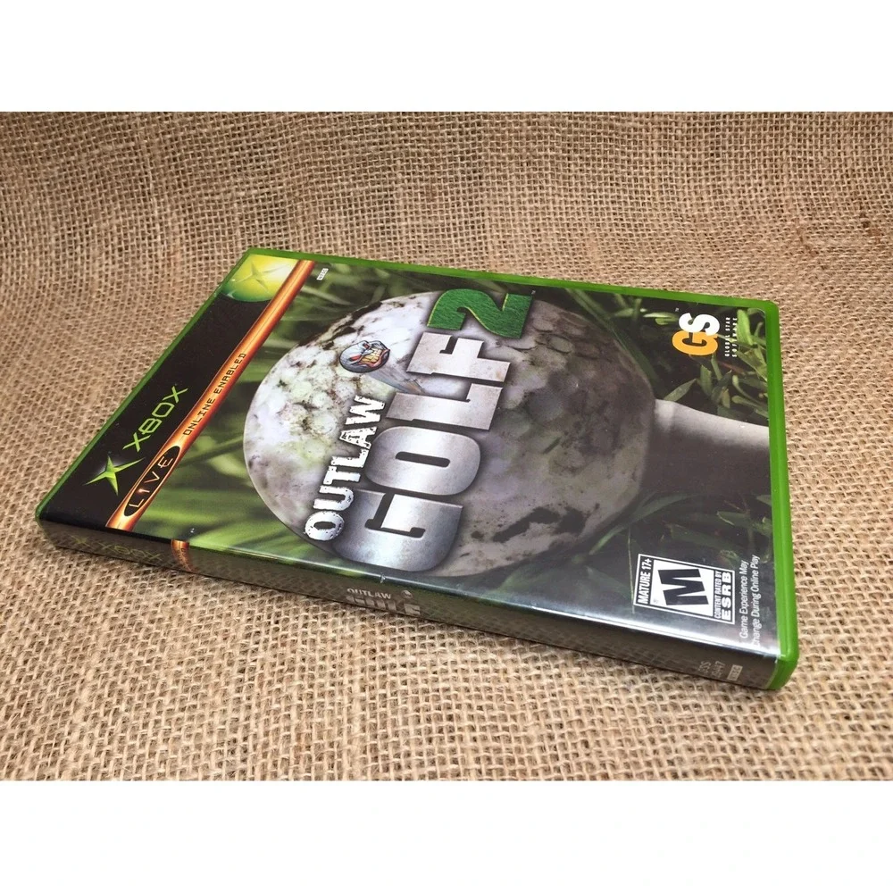 Outlaw Golf 2 Microsoft Xbox Original 2004 Complete CIB Tested Dave Attell M